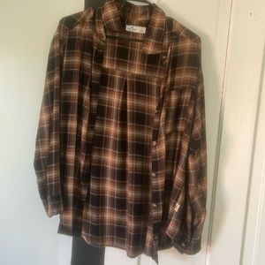 Hollister Plaid Lightweight Jacket